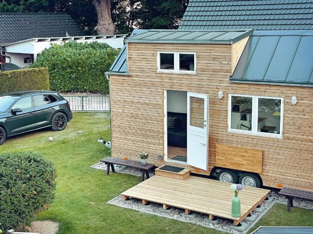 Tiny House Fleesensee Mit Eigenem Garten Und Nur Wenige Meter Vom Seeufer Göhren-Lebbin Esterno foto