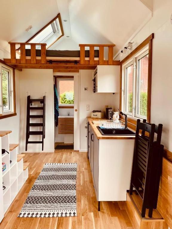 Tiny House Fleesensee Mit Eigenem Garten Und Nur Wenige Meter Vom Seeufer Göhren-Lebbin Esterno foto