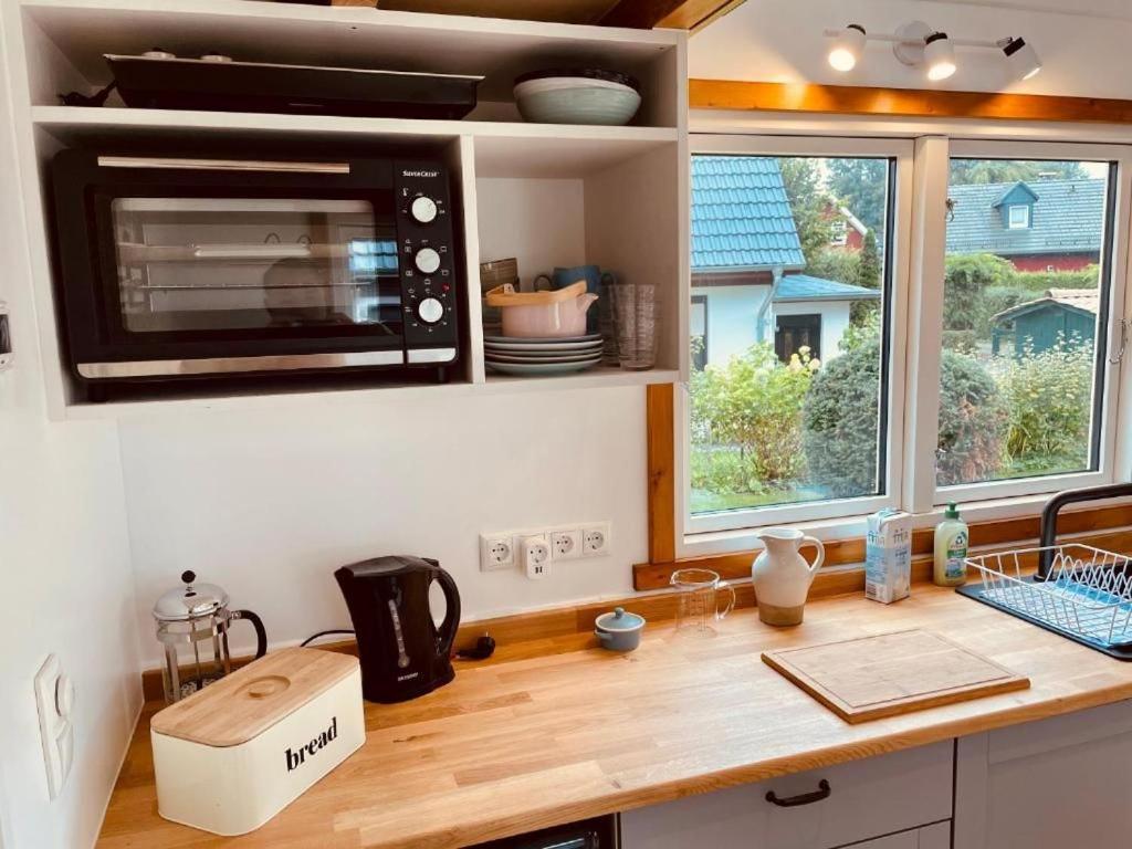 Tiny House Fleesensee Mit Eigenem Garten Und Nur Wenige Meter Vom Seeufer Göhren-Lebbin Esterno foto